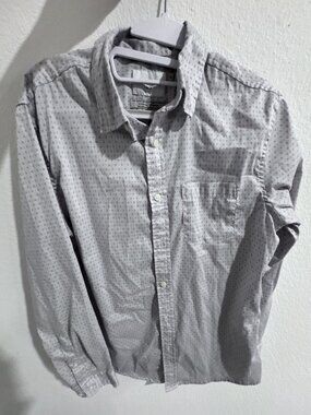 Goodfellow & Co Every Wear Poplin Button-Up, Grey, S